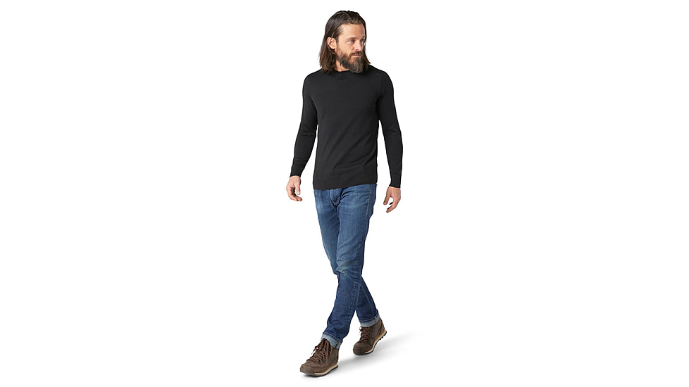 Smartwool Sparwood Crew Sweater - Mens, Black, Small, SW016426001-S