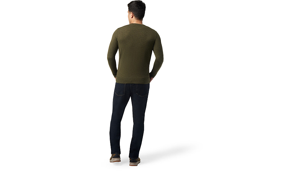Smartwool Sparwood Crew Sweater - Mens, K90 North Woods Heather-Winter Moss Heather, Large, SW016426K90L