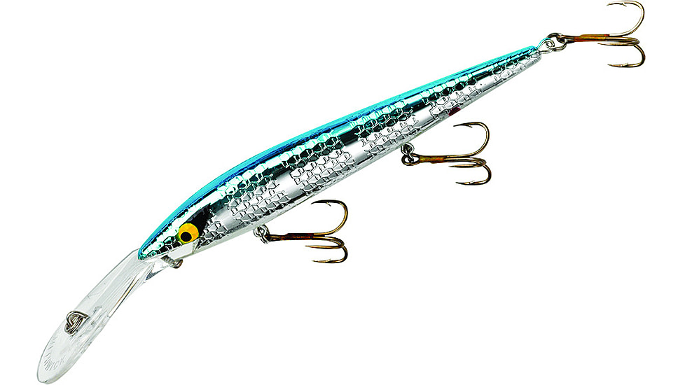 Smithwick Deep Suspending Rogue Lure, 6in, Chrome/Blue Back, ASSRB1232