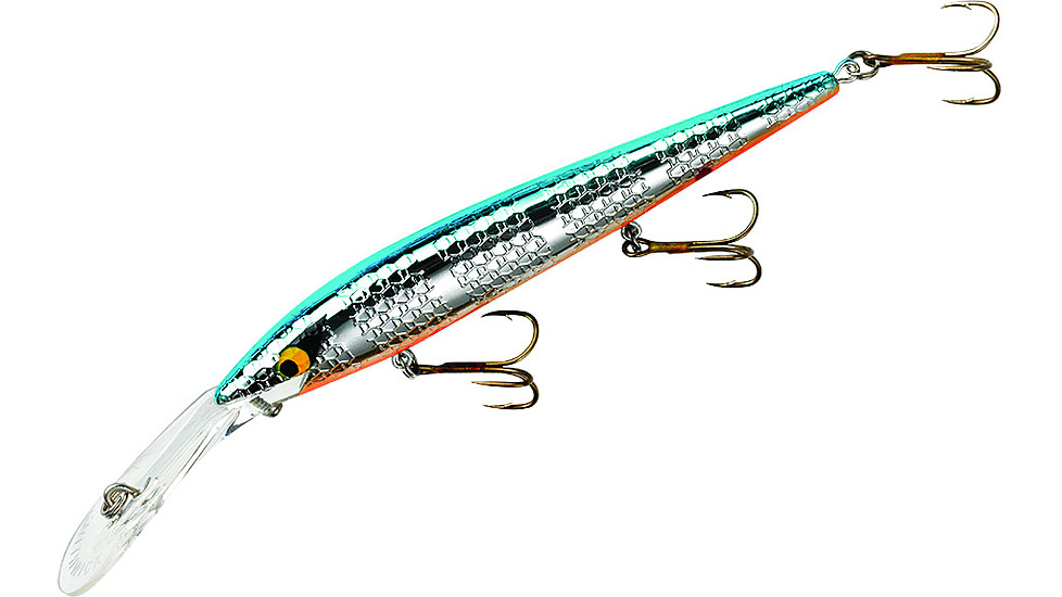 Smithwick Deep Suspending Rogue Lure, 6in, Chrome/Blue Back/Org Belly, ASSRB1232OB