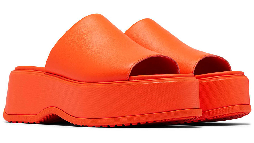 Sorel Dayspring Slide Sandal - Womens, Optimized Orange/Optimized Orange, 9.5, 2069741-862-9.5