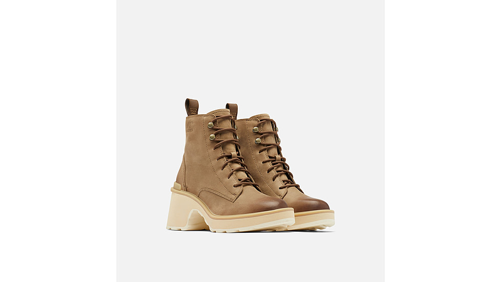 Sorel Hi-Line Heel Lace Boots - Womens, Umber/Ceramic, 9US, 2009141261-9