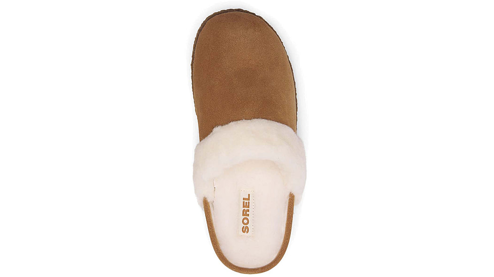 Sorel Nakiska Slide II Slippers - Womens, Camel Brown/Natural, 6 US, 1902881224-6