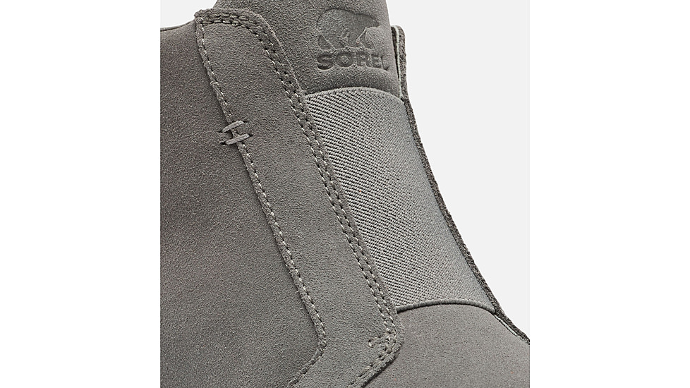 Sorel Out N About Pull On Wedge Boot - Womens, Quarry/Sea Salt, 8US, 2058651052-8