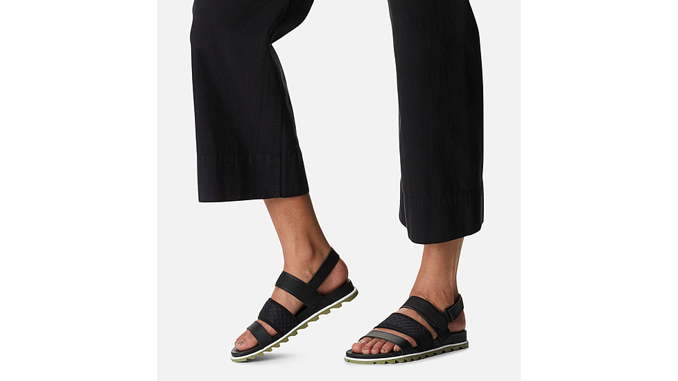 Sorel Roaming Decon Slingback Sandals - Womens, Black/Olive Shade, 9.5 US, 1981681-011-9.5