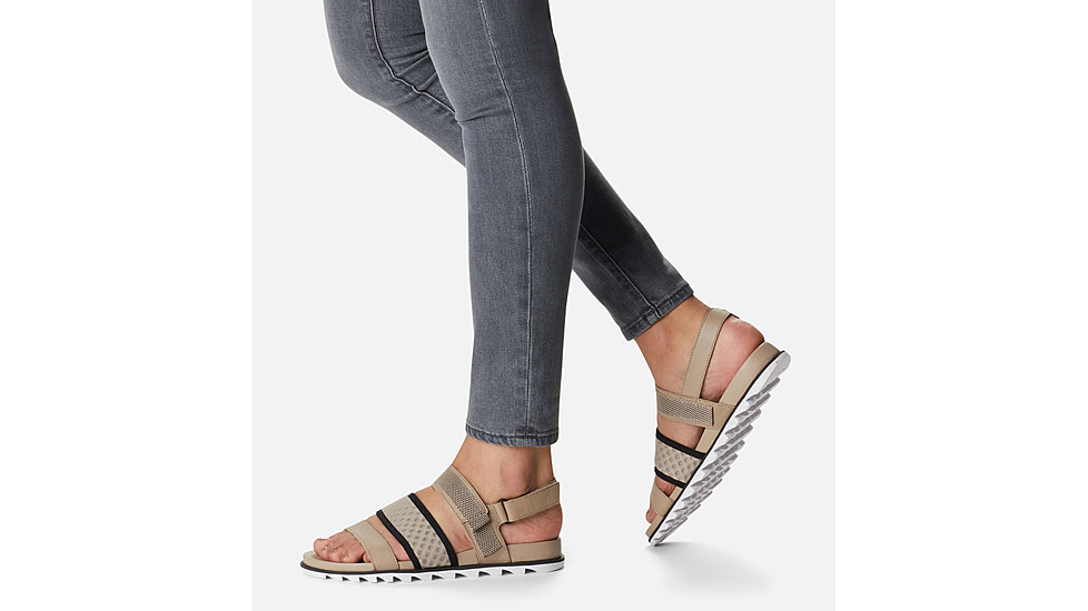 Sorel Roaming Decon Slingback Sandals - Womens, Omega Taupe/Black, 9 US, 1999821-264-9