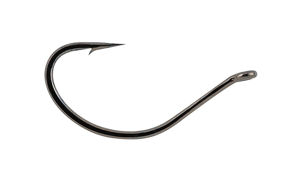 South Bend Drop Shot Hook, Black Nickel, Size 1/0, 10 per Pack, SBDSH1/0-10