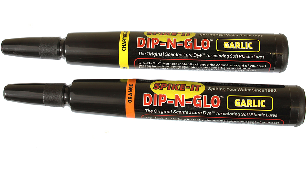 Spike It Double Marker, Garlic Chartreuse/Orange, 2pk, SP18003