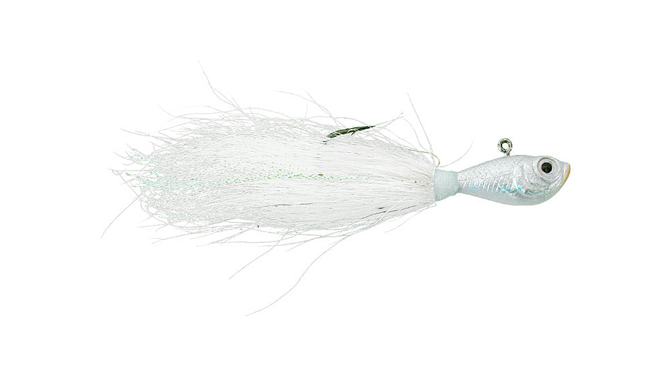 Spro Prime Bucktail Jig 2oz, 7/0 Hook, White, SBTJW-2