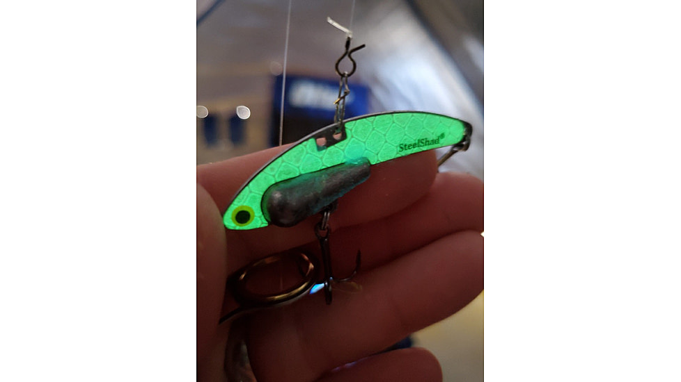 SteelShad Heavy, 1/2 Oz, Glow Silver, SSL-10218