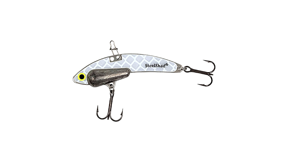 SteelShad Heavy, 1/2 Oz, Glow Silver, SSL-10218