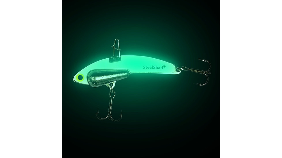 SteelShad Heavy, 1/2 Oz, Glow White, SSL-10217