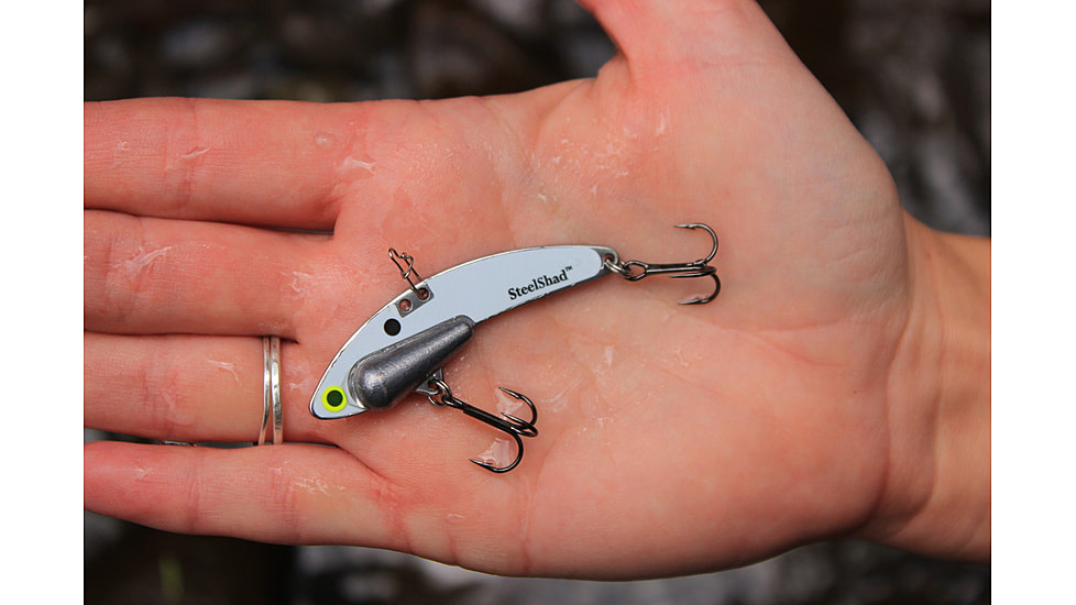 SteelShad Heavy, 1/2 Oz, White Shad, SSL-10125