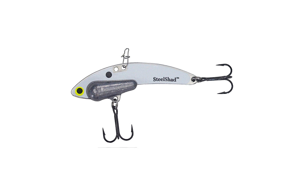 SteelShad Heavy, 1/2 Oz, White Shad, SSL-10125
