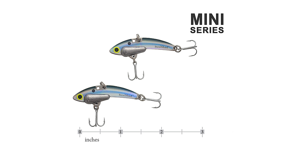 SteelShad Mini, 2 Pack, 1/4 Oz, Kentucky Shad, SSL-10115