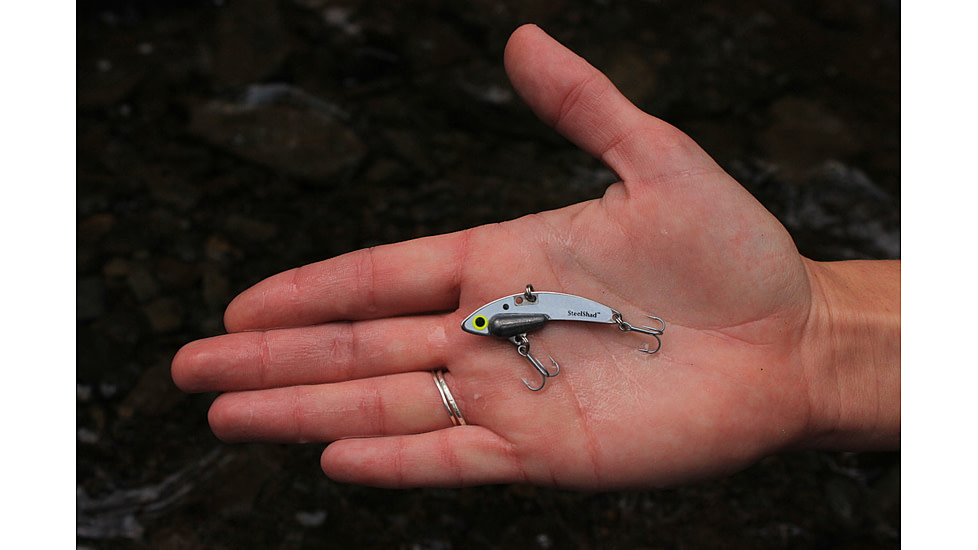 SteelShad Mini, 2 Pack, 1/4 Oz, White Shad, SSL-10078