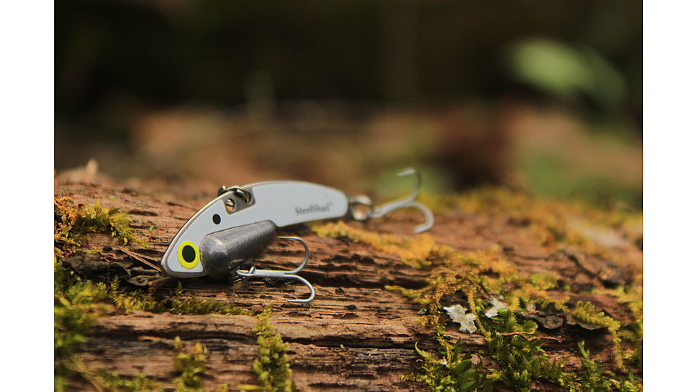 SteelShad Mini, 2 Pack, 1/4 Oz, White Shad, SSL-10078