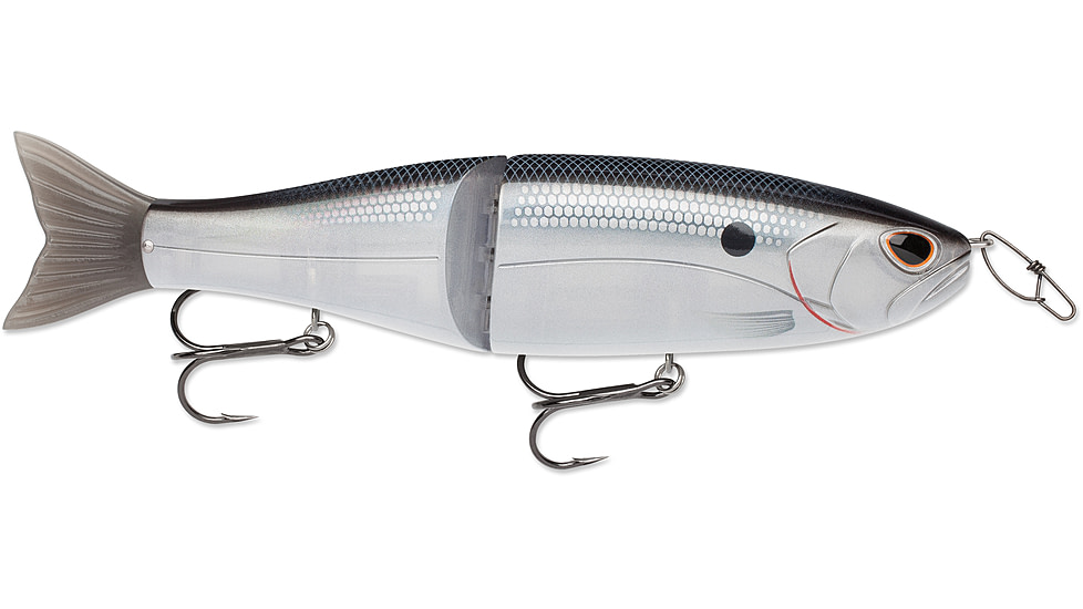 Storm Arashi Glide 19, 7.5in, 3-1/8 oz, 2/0 Hooks, Black Silver Shad, AGB19874