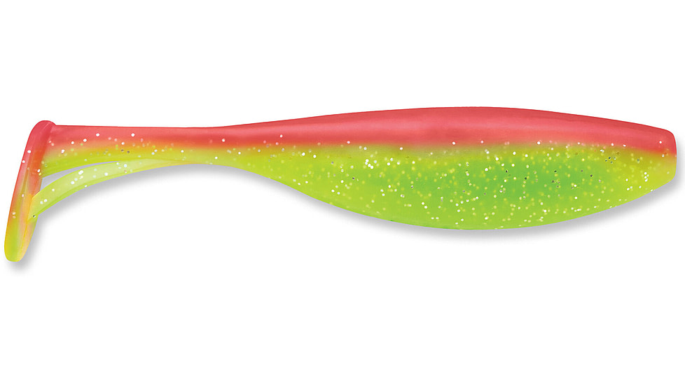 Storm Largo Shad 3.0 Soft Bait, Electric Chicken, LGS3EC