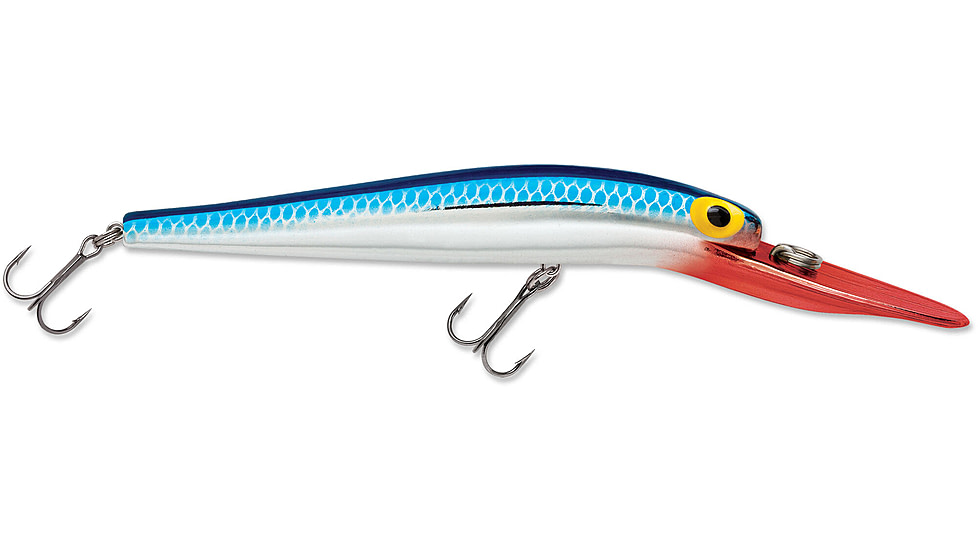 Storm Original Deep ThunderStick 12 Hard Bait, Metallic Blue Scale / Red Lip, DAJ133