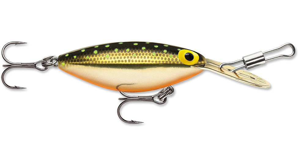 Storm Original Hot N Tot 05 Hard Bait, Metallic Gold Chartreuse Specks, H126
