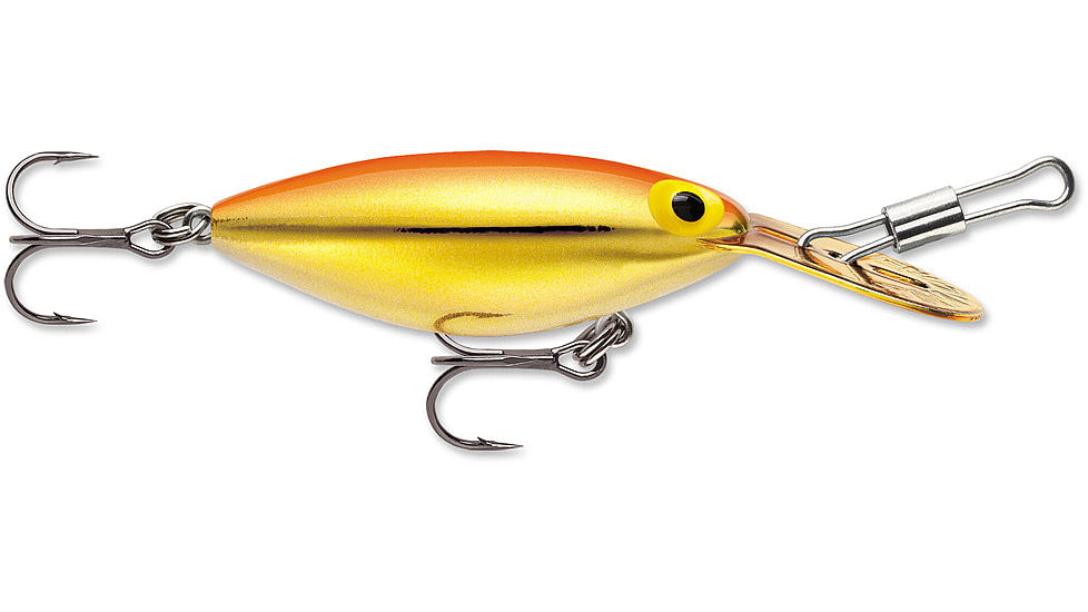 Storm Original Hot N Tot 05 Hard Bait, Metallic Gold / Fluorescent Red Back, H109