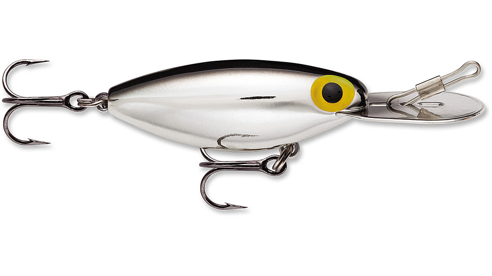 Storm Original Hot N Tot 07 Hard Bait, Metallic Silver / Black Back, AH103