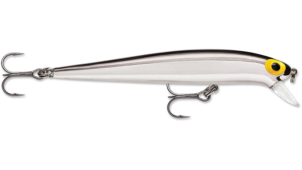 Storm Original Jr ThunderStick 09 Hard Bait, Metallic Silver/ Black BK, J103