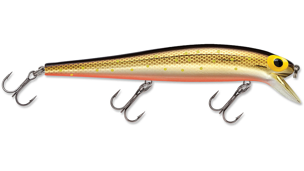 Storm Original ThunderStick 11 Hard Bait, Metallic Gold Chartreuse Specks, AJ126