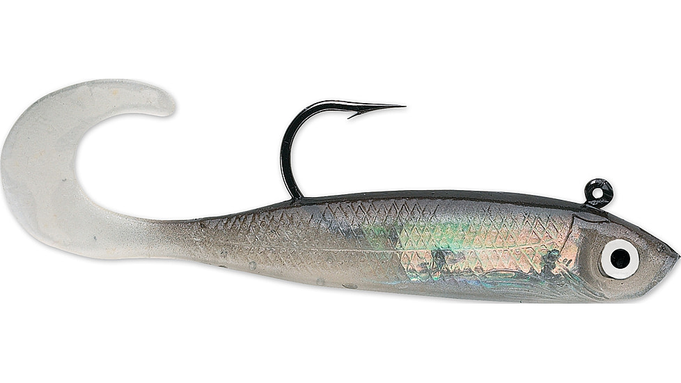 Storm WildEye Curl Tail Minnow Swimbaits, 3, 3in, Floating Shiner, WCM03SH