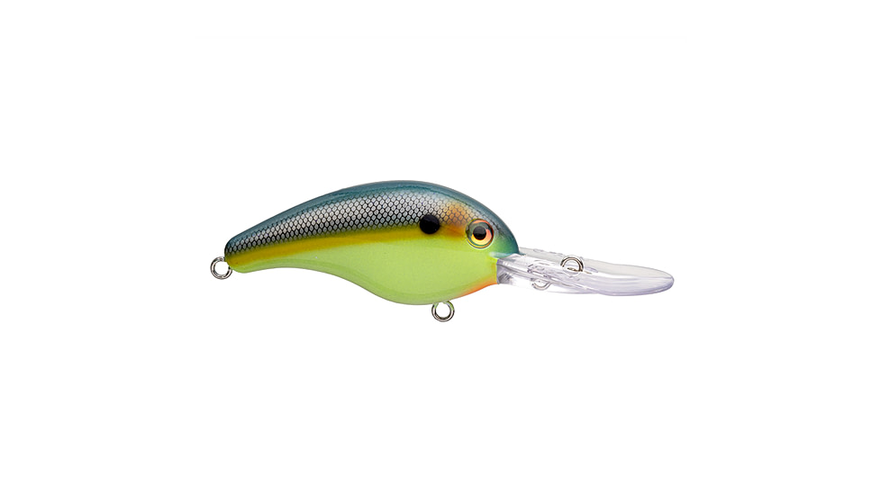 Strike King 10XD Elite Crankbaits, Chartreuse Sexy Shad 2.0, 2oz, HC10XDE-539