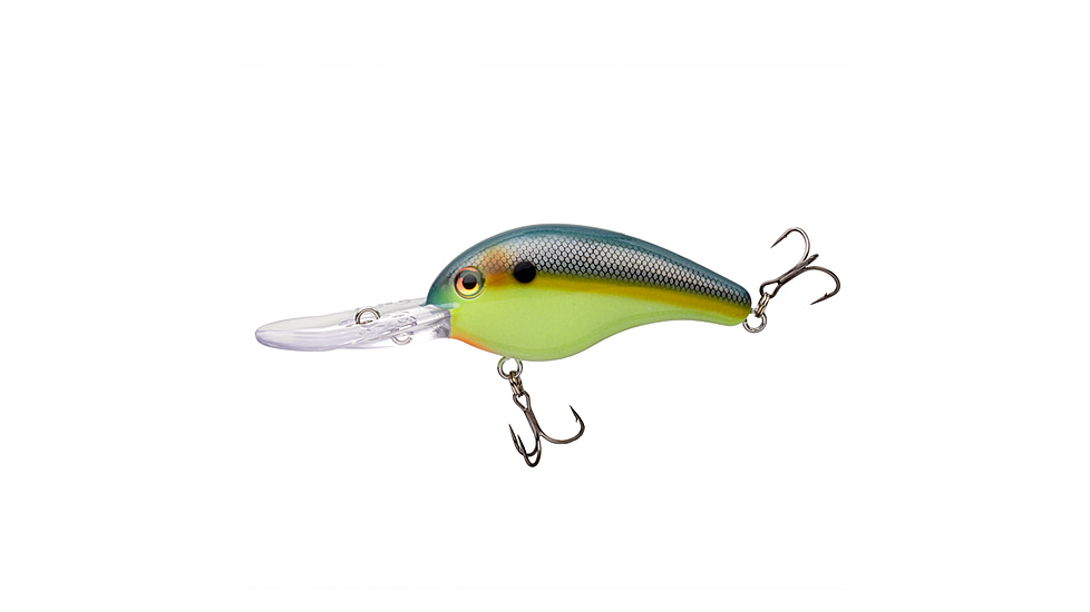 Strike King 10XD Elite Crankbaits, Chartreuse Sexy Shad 2.0, 2oz, HC10XDE-539