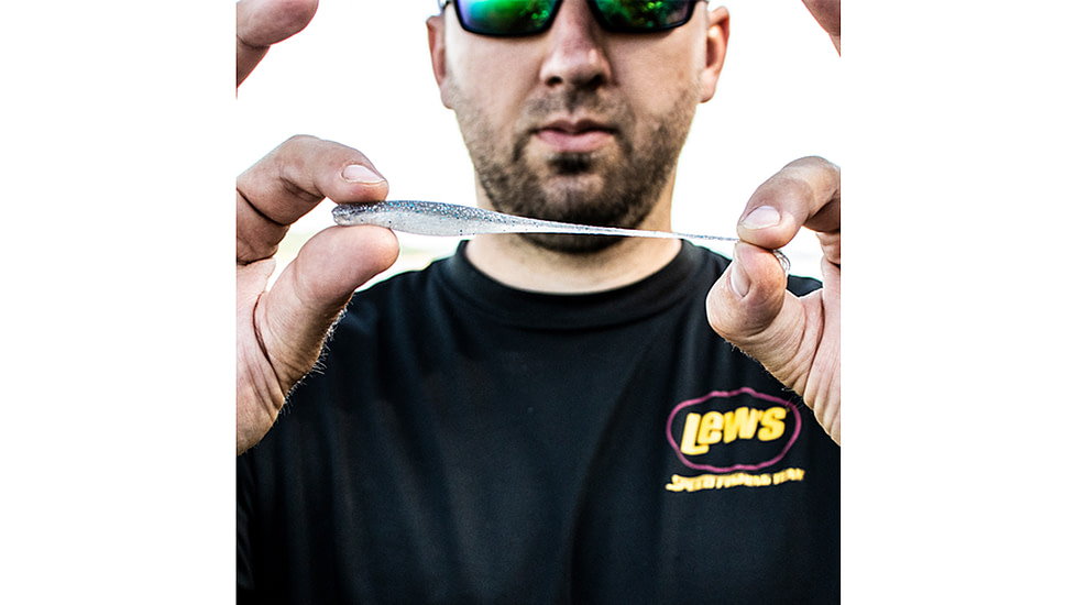 Strike King 3X Z-Too Softbait, 4 pack, 7in, Smokey Shad, 12-36728