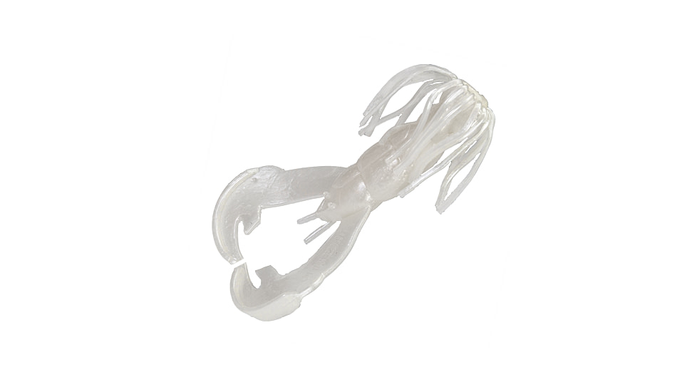Strike King Baby Luau Craw, Pearl, 3in, RGBLCRW-84