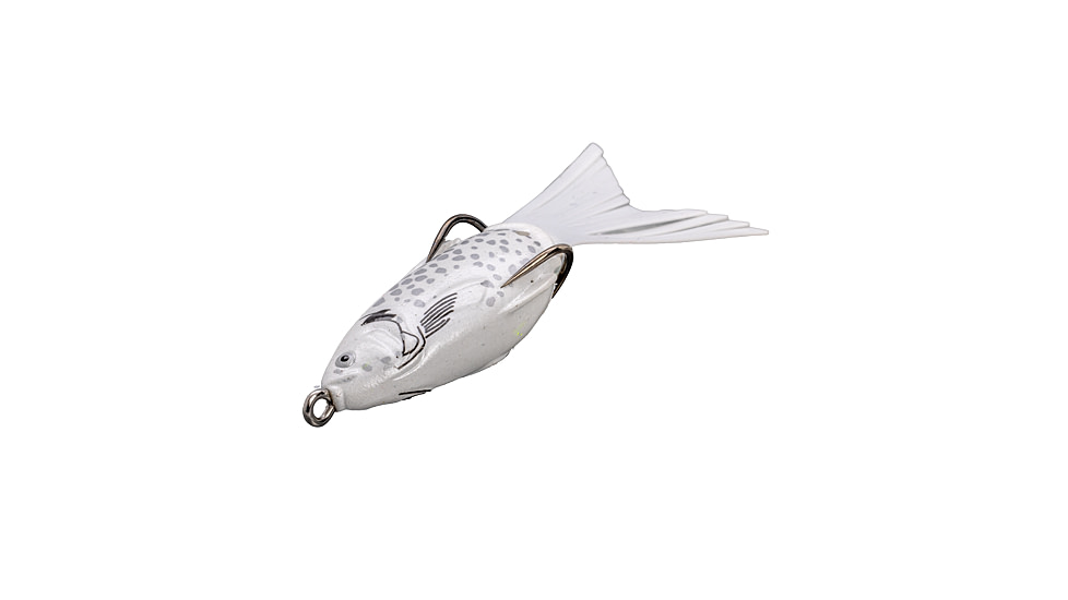 Strike King Bitsy Pad Swimbait, Pearl, 1/4oz, BPAD-84