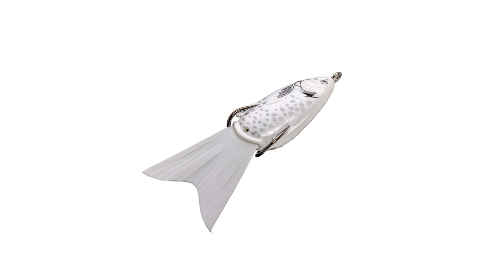 Strike King Bitsy Pad Swimbait, Pearl, 1/4oz, BPAD-84