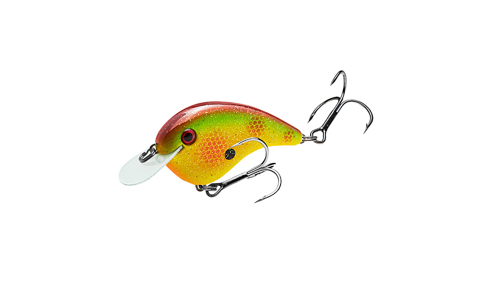 Strike King Chick Magnet Jr Fishing Lure, Flatside Crankbait, Tip’s Special, 1/4oz, HCCMJ-343, HCCMJ-343