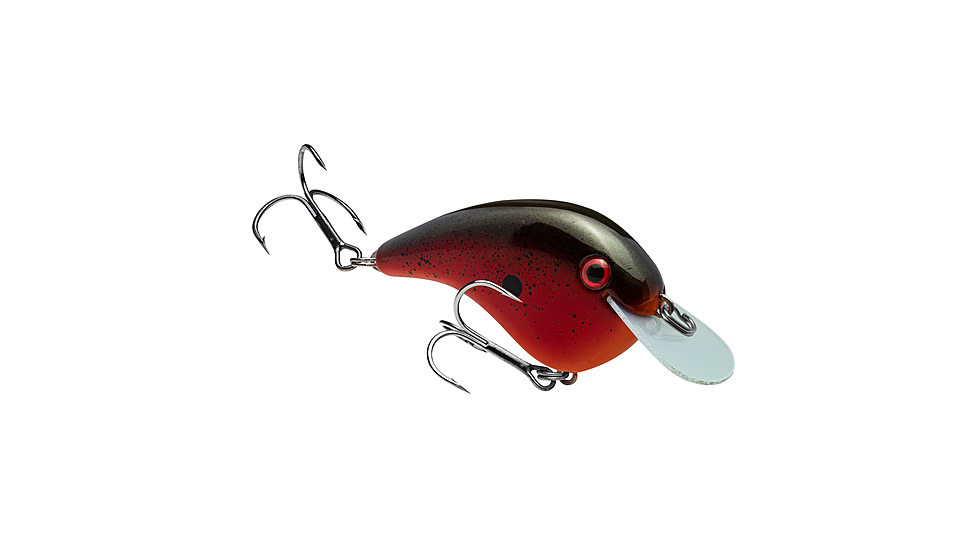 Strike King Chick Magnet Jr Fishing Lure, Flatside Crankbait, Tomato Soup, 1/4oz, HCCMJ-340, HCCMJ-340