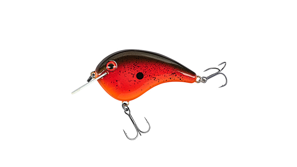 Strike King Chick Magnet Jr Fishing Lure, Flatside Crankbait, Tomato Soup, 1/4oz, HCCMJ-340, HCCMJ-340