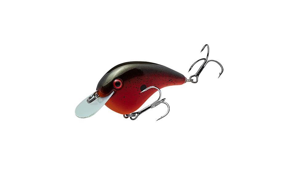Strike King Chick Magnet Jr Fishing Lure, Flatside Crankbait, Tomato Soup, 1/4oz, HCCMJ-340, HCCMJ-340