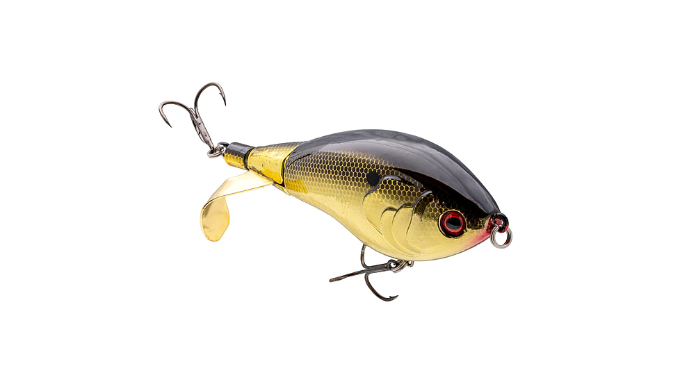 Strike King Clickin Chickin Hardbait, 3in, 3/4oz, Gold Natural Shad, 12-36394