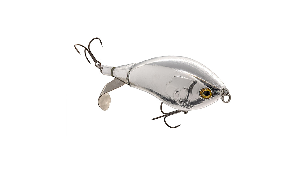 Strike King Clickin Chickin Hardbait, 4in, 1.4oz, Carolina Chrome, 12-36381