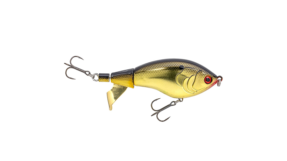 Strike King Clickin Chickin Hardbait, 4in, 1.4oz, Gold Natural Shad, 12-36384