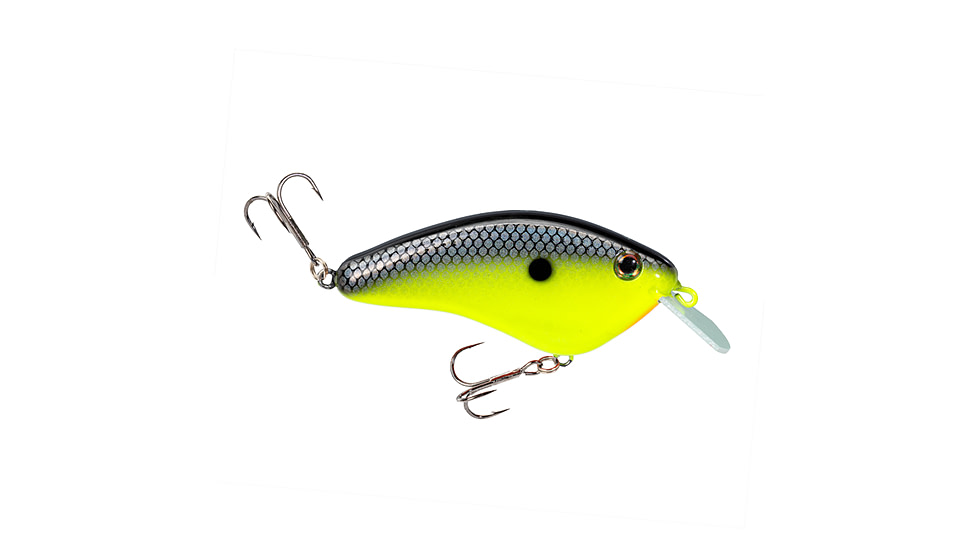 Strike King Hardliner 35 Crankbait, 2.5in, 5/16oz, Chartreuse Baitfish, 12-36287