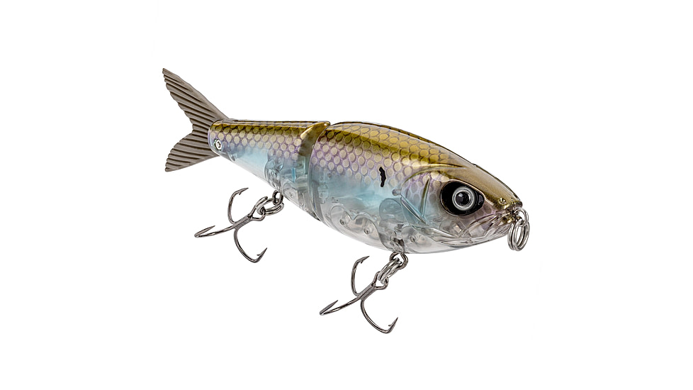 Strike King Hog Father Jr Hardbait, 7in, 2.5oz, Glass Herring, 12-36698