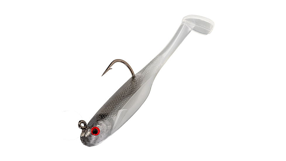 Strike King Homing Minnow Softbait, 3 pack, 2.5in, 1/8oz, Ghost Shad, 12-36113