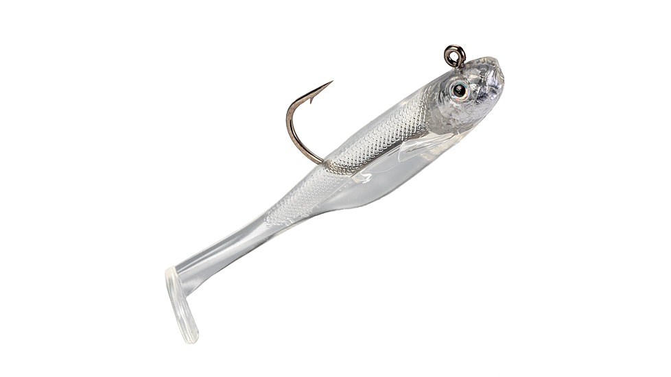 Strike King Homing Minnow Softbait, 3 pack, 2.5in, 1/4oz, Prism, 12-36124