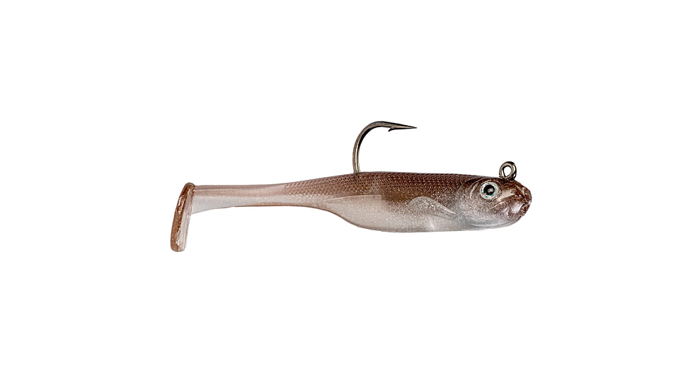 Strike King Homing Minnow Softbait, 3 pack, 2.5in, 1/4oz, Reel Shad, 12-36129