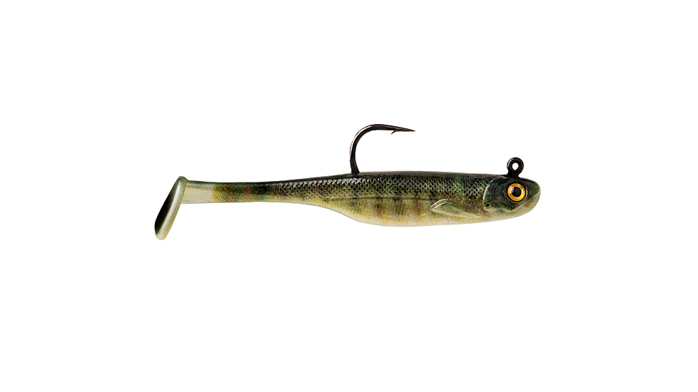 Strike King Homing Minnow Softbait, 3 pack, 3in, 1/4oz, Great Lakes Goby, 12-36238