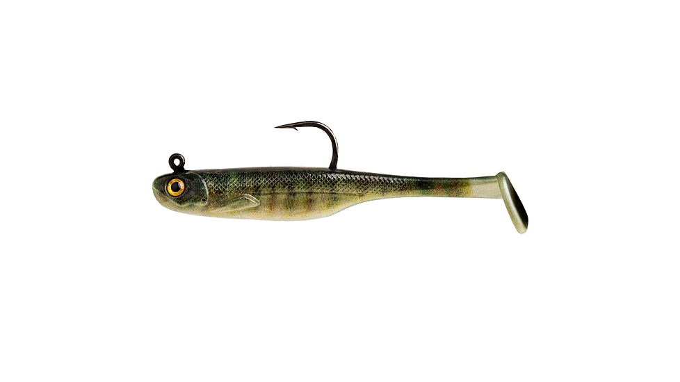 Strike King Homing Minnow Softbait, 3 pack, 3in, 1/4oz, Great Lakes Goby, 12-36238